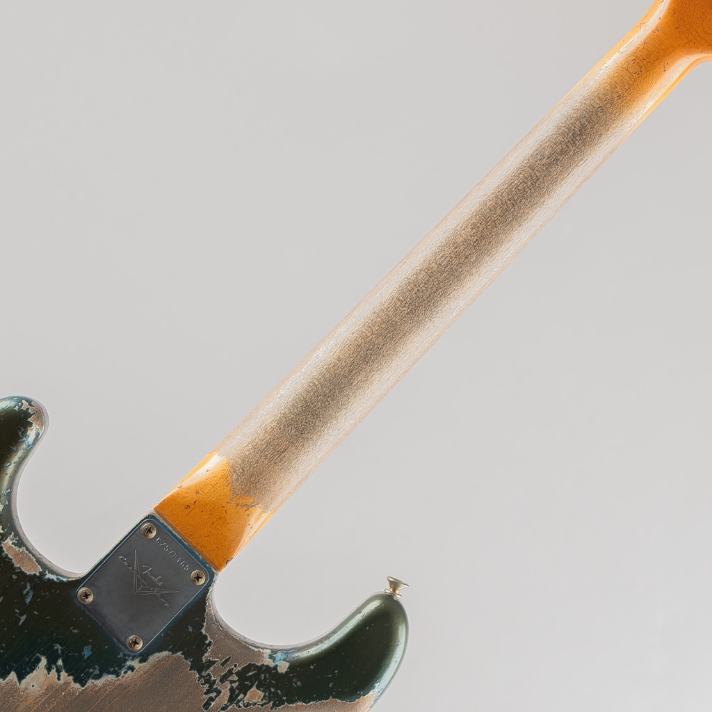 MBS 1962 Stratocaster Heavy Relic/Heavy Aged Dark Lake Placid Blue Matching Head by Dale Wilson