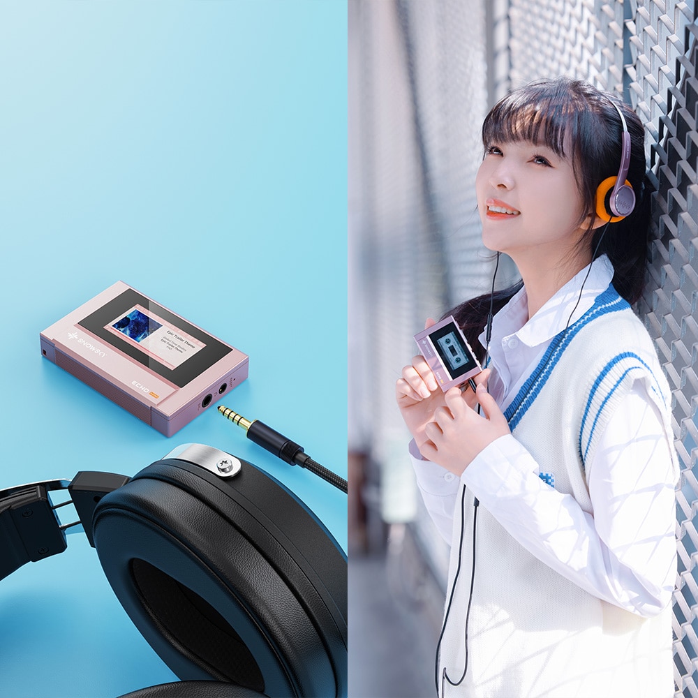 《ロゴ入りクロスプレゼント》 FIIO デジタルオーディオプレーヤー Snowsky ECHO MINI ピンク (FIO-SSEMINI-P) ピンク DZONE