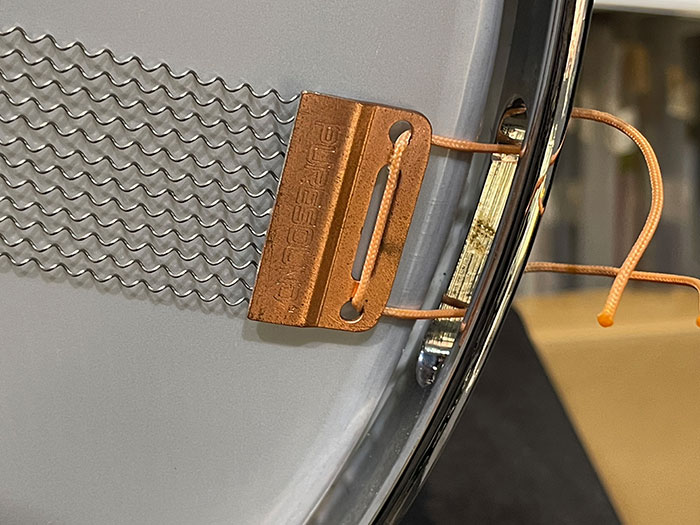 【VINTAGE】1977-78' No.4165 Brass Shell 10Lugs 14"×5" / Pinkish Copper Hue