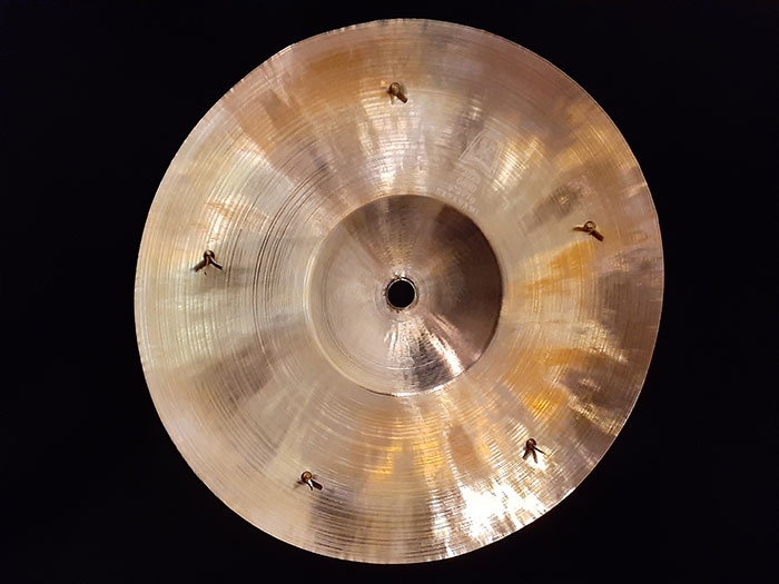 【MIKI GAKKI 200th Anniversary Model】カホン専用スプラッシュシンバル 9" SAZANAMI 5 Rivets付