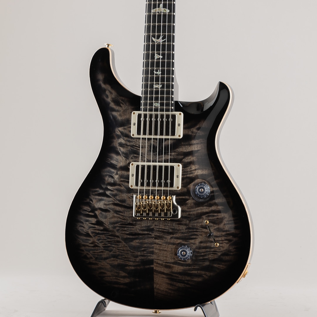 Custom 24 10 top Quilted Maple Charcoal Burst w / Flame Maple Neck 2021