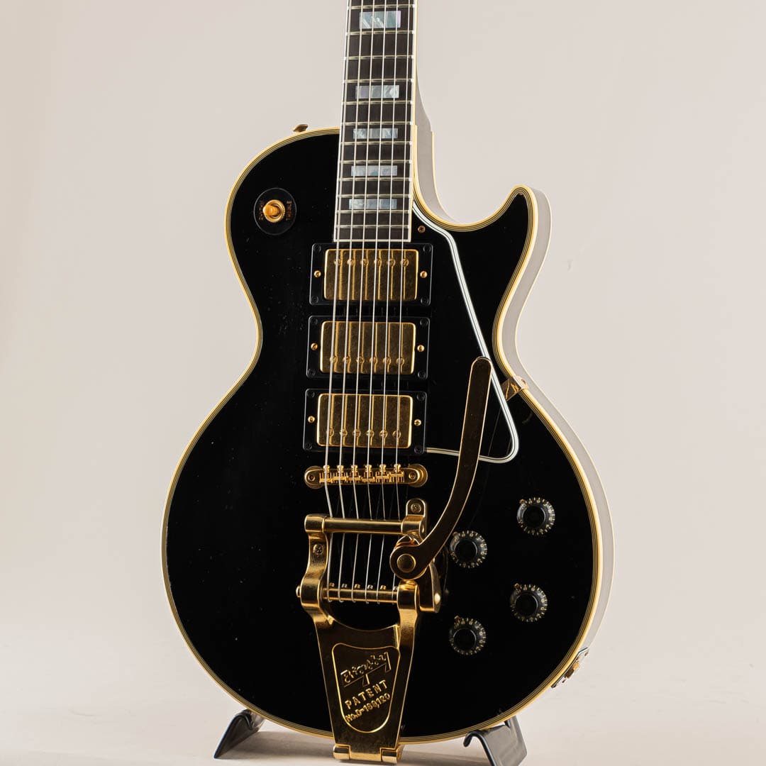 Murphy Lab 1957 Les Paul Custom 3-Pickup With Bigsby Vibrato Ebony Light Aged【S/N:75650】