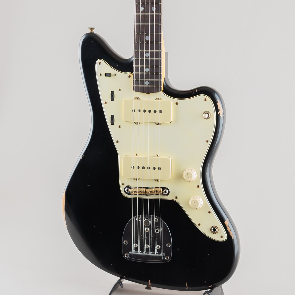 MBS W25 1965 Jazzmaster Relic Matching Head/Black by David Brown