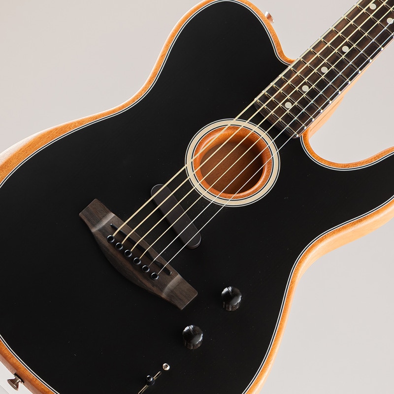 American Acoustasonic Telecaster/Black/Ebony Fingerboard