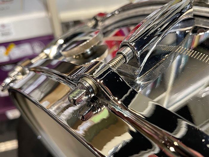 【VINTAGE】1977-78' No.4165 Brass Shell 10Lugs 14"×5" / Pinkish Copper Hue