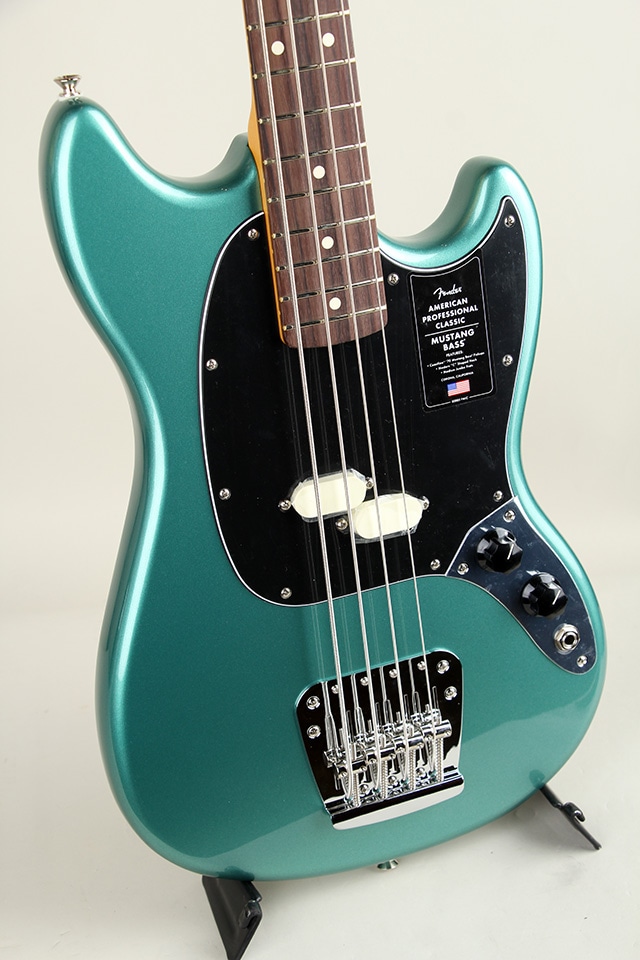 American Professional Classic Mustang Bass RW Faded Sherwood Green Metallic【S/N US25071499】