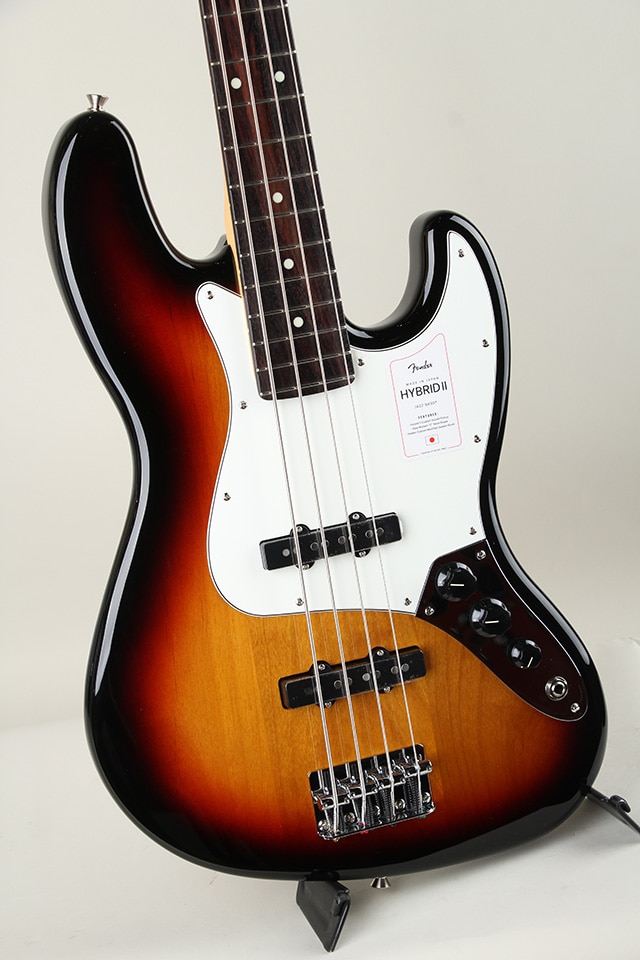 Made in Japan Hybrid II Jazz Bass RW 3-Color Sunburst【S/N JD25011770】