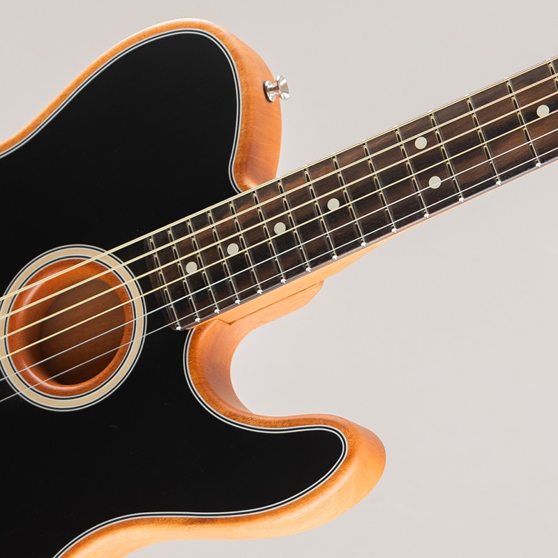 American Acoustasonic Telecaster/Black/Ebony Fingerboard