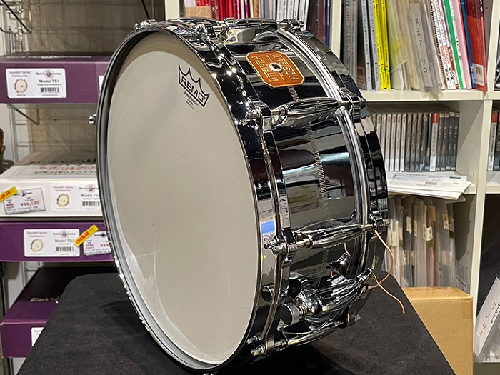 【VINTAGE】1977-78' No.4165 Brass Shell 10Lugs 14"×5" / Pinkish Copper Hue