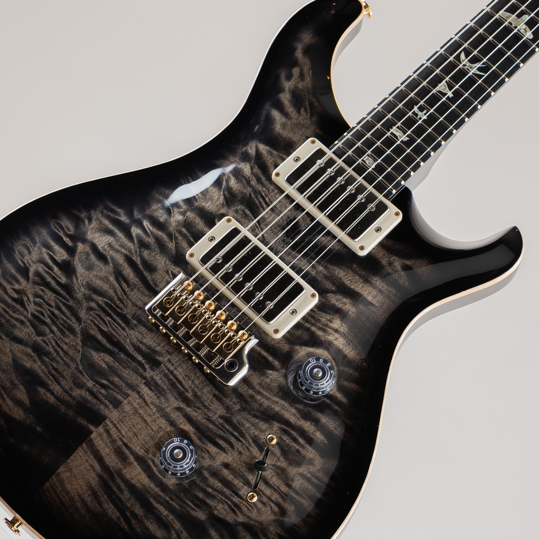 Custom 24 10 top Quilted Maple Charcoal Burst w / Flame Maple Neck 2021