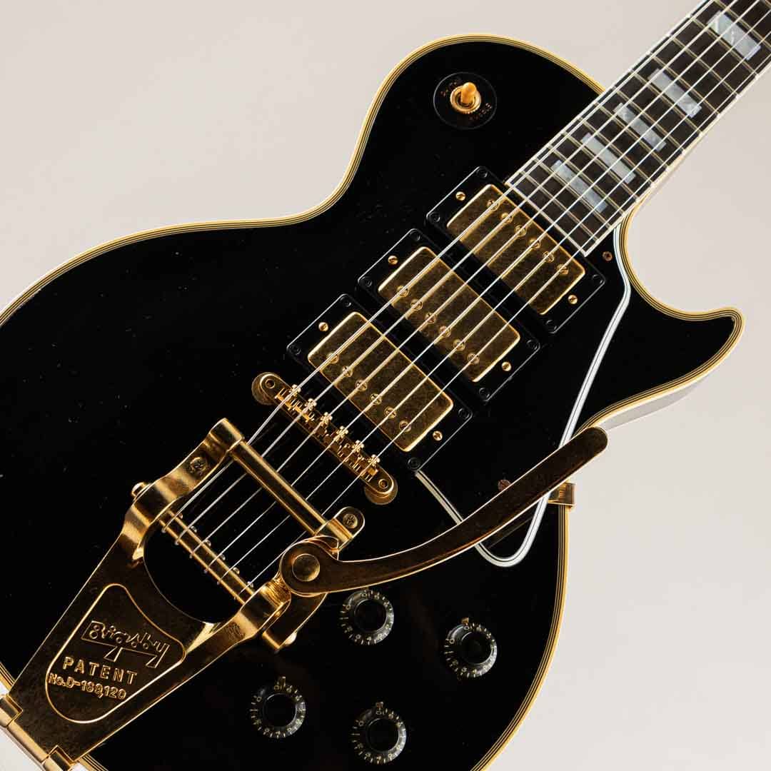 Murphy Lab 1957 Les Paul Custom 3-Pickup With Bigsby Vibrato Ebony Light Aged【S/N:75650】