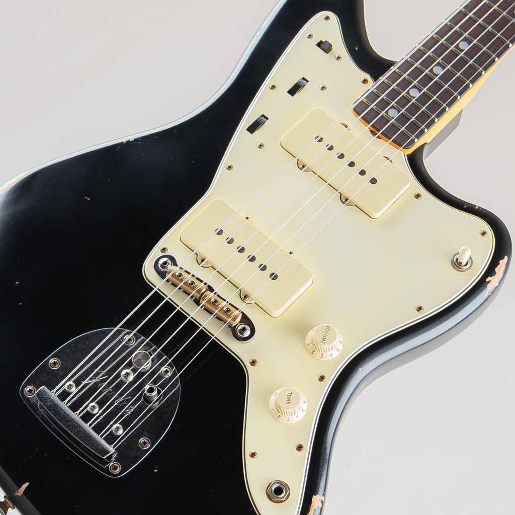 MBS W25 1965 Jazzmaster Relic Matching Head/Black by David Brown