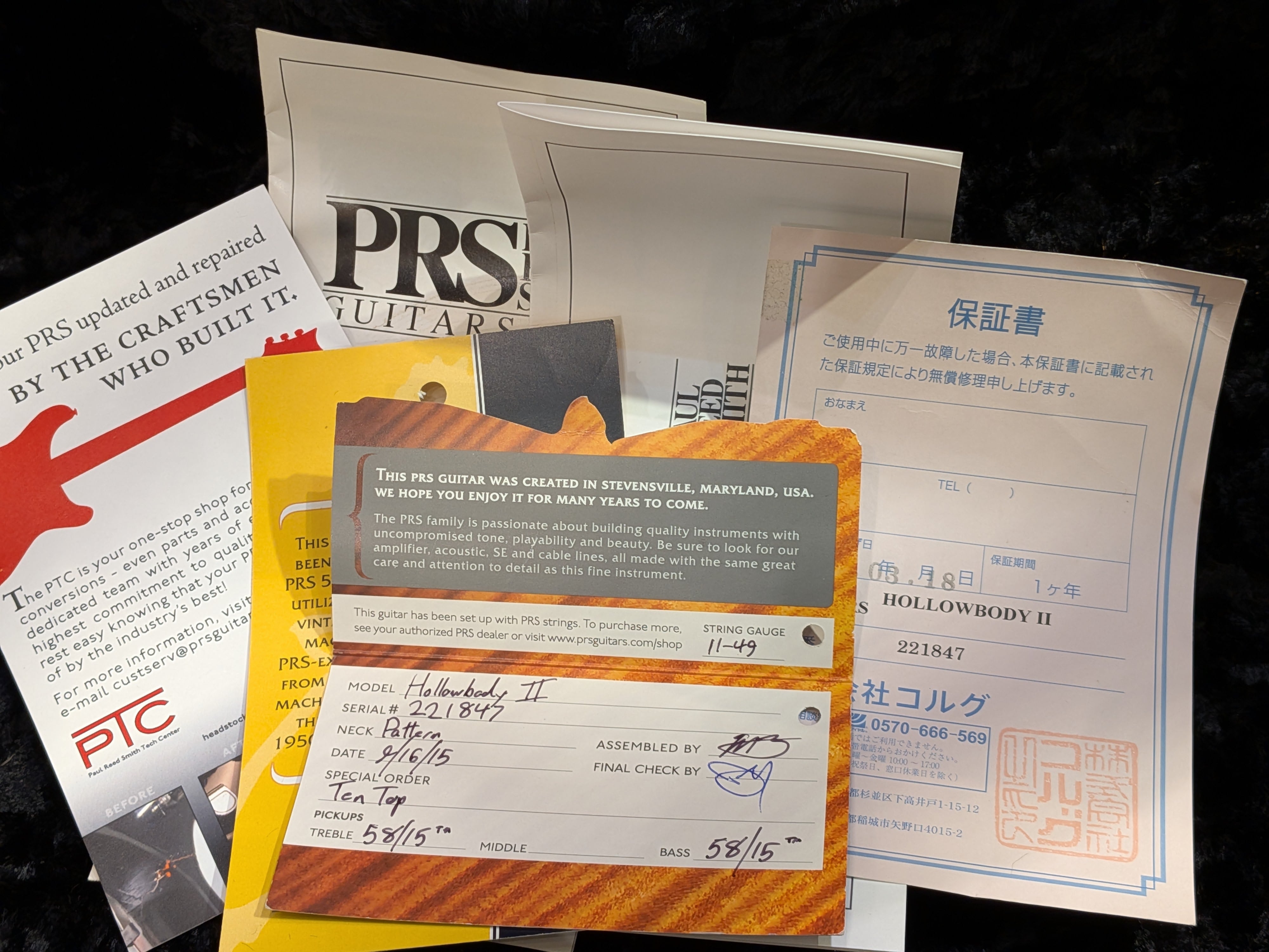 Hollowbody II Piezo 10Top 2015