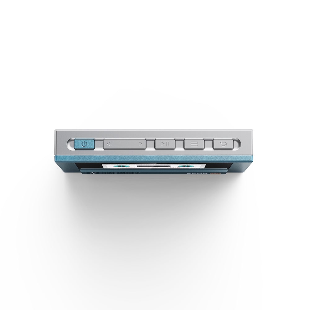 《ロゴ入りクロスプレゼント》 FIIO デジタルオーディオプレーヤー Snowsky ECHO MINI ブルー (FIO-SSEMINI-L) ブルー DZONE