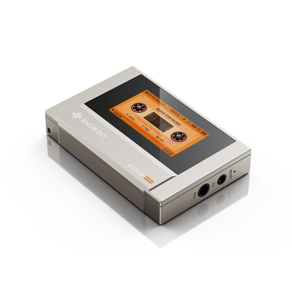 《ロゴ入りクロスプレゼント》 FIIO デジタルオーディオプレーヤー Snowsky ECHO MINI ゴールド + 専用ケース SK-ECHOMINI セット ゴールド DZONE