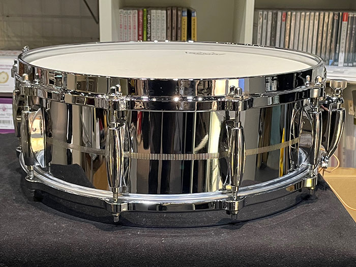 【VINTAGE】1977-78' No.4165 Brass Shell 10Lugs 14"×5" / Pinkish Copper Hue