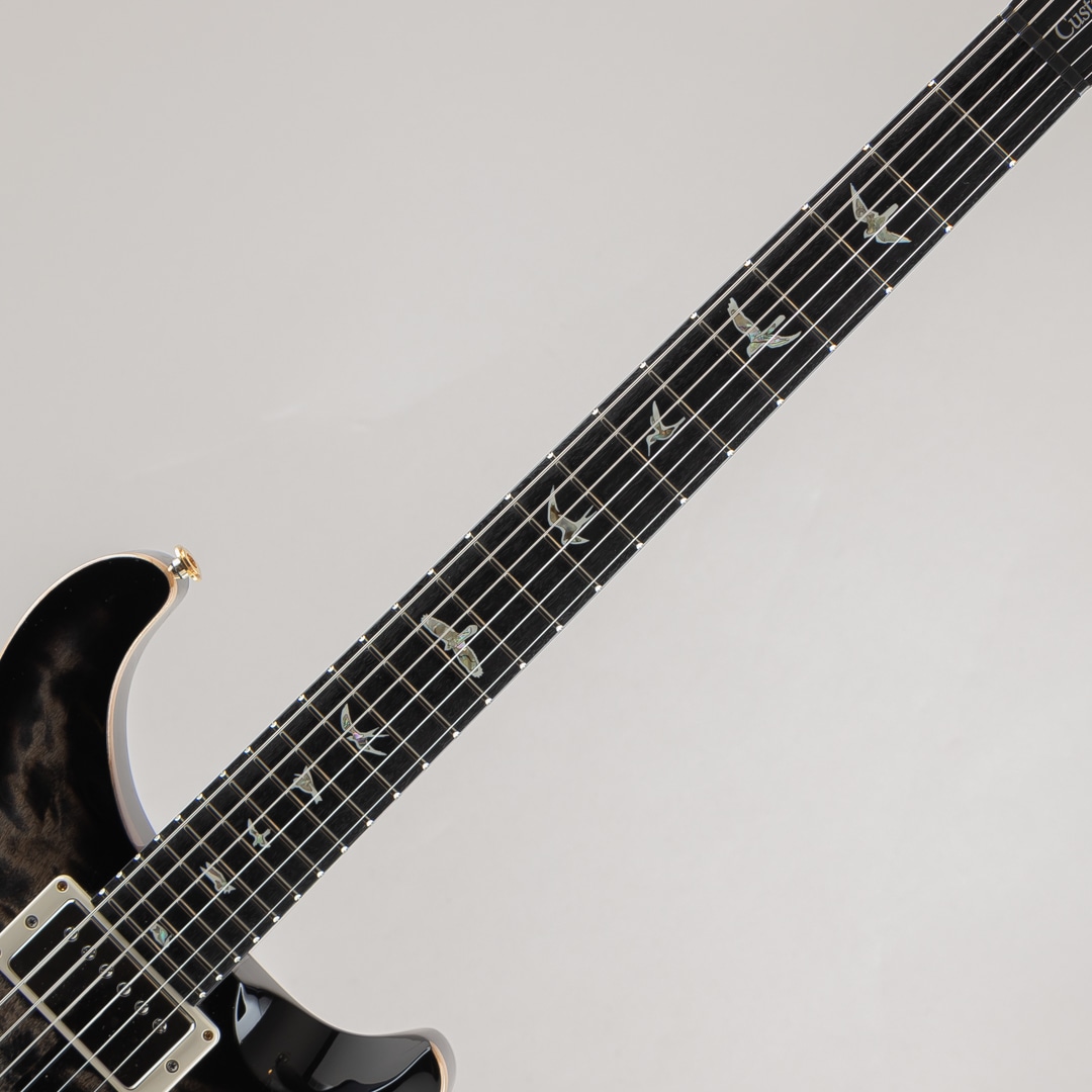 Custom 24 10 top Quilted Maple Charcoal Burst w / Flame Maple Neck 2021