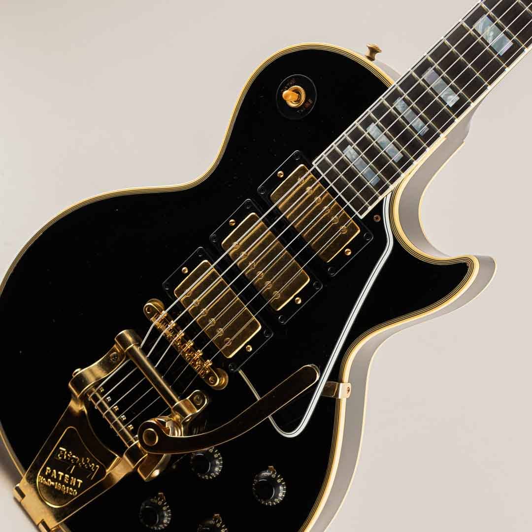 Murphy Lab 1957 Les Paul Custom 3-Pickup With Bigsby Vibrato Ebony Light Aged【S/N:75650】