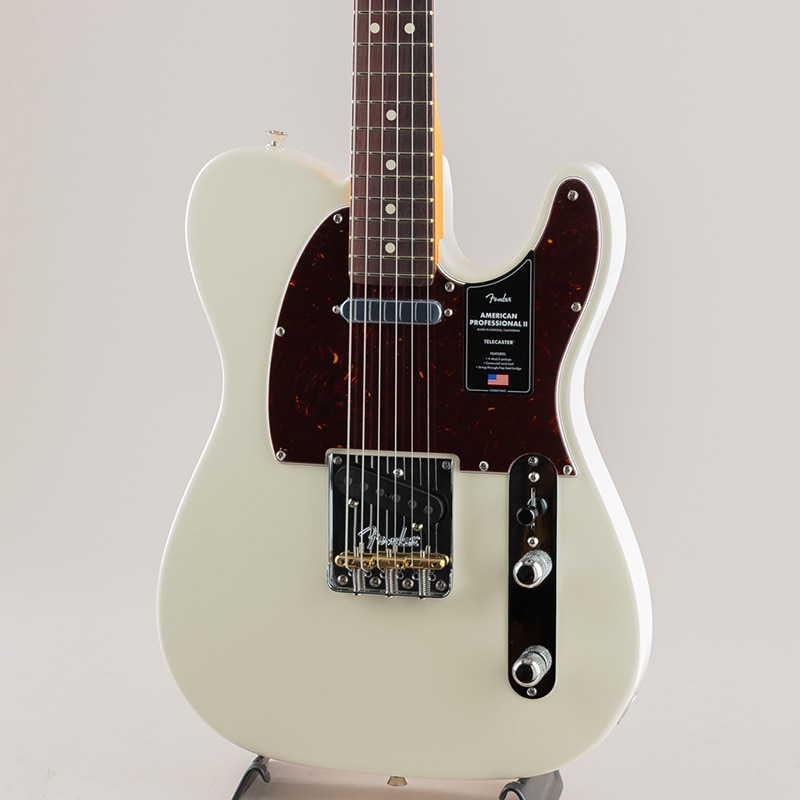 American Professional II Telecaster/Olympic White/Rosewood Fingerboard