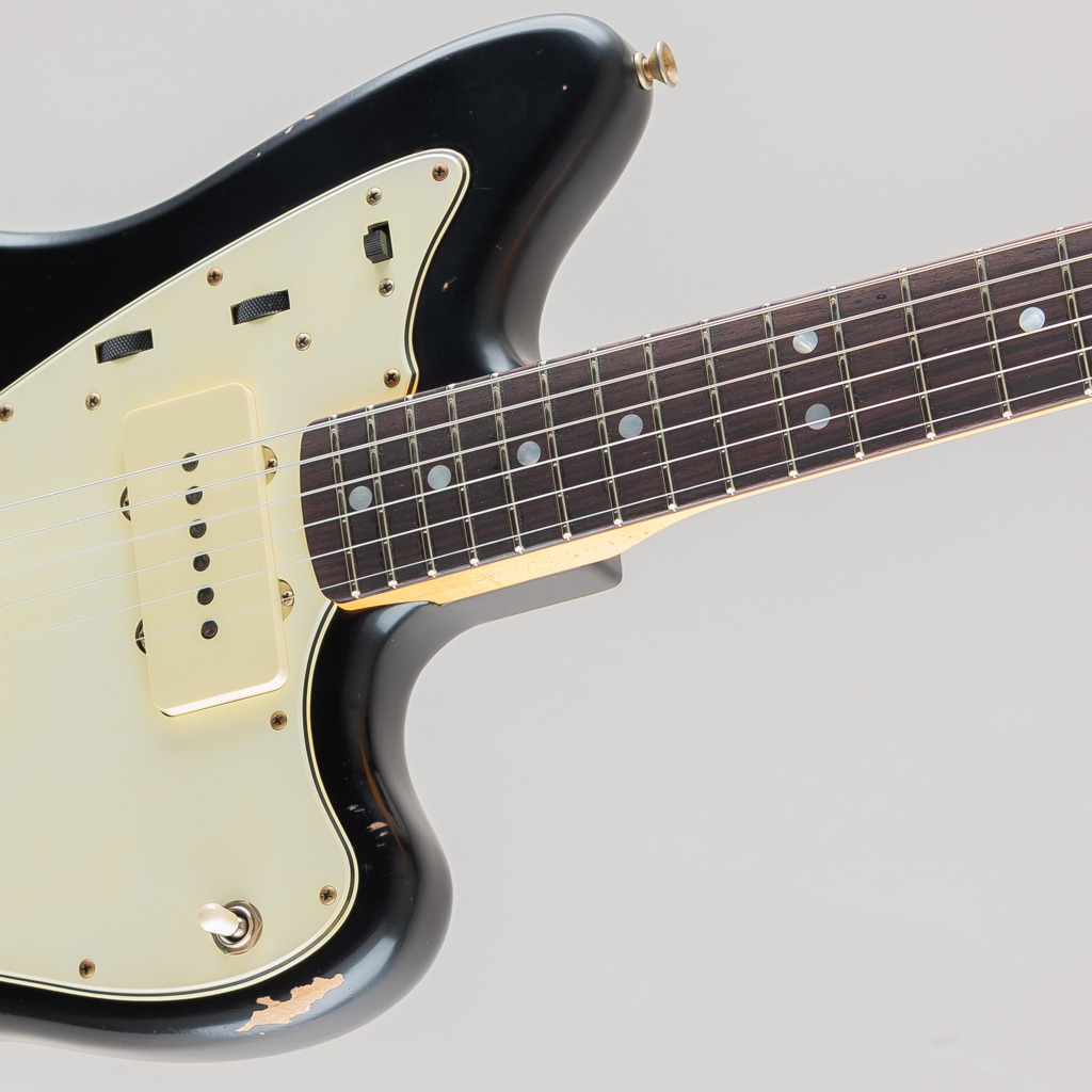 MBS W25 1965 Jazzmaster Relic Matching Head/Black by David Brown