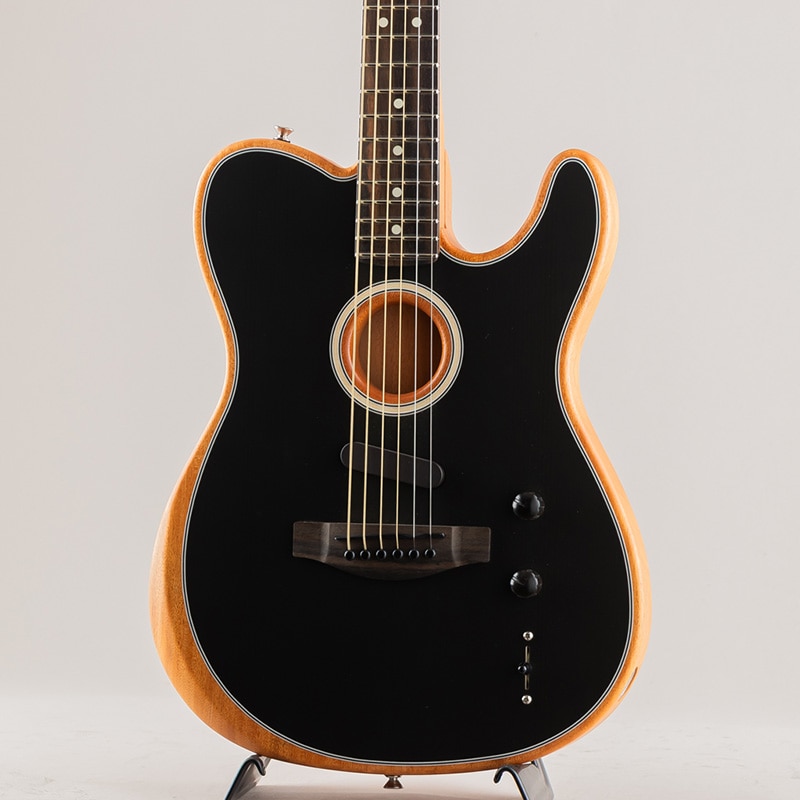 American Acoustasonic Telecaster/Black/Ebony Fingerboard