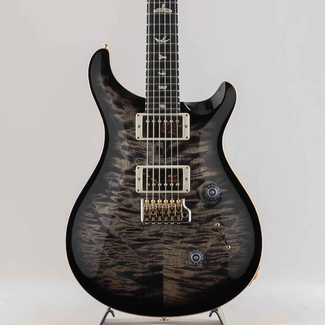 Custom 24 10 top Quilted Maple Charcoal Burst w / Flame Maple Neck 2021