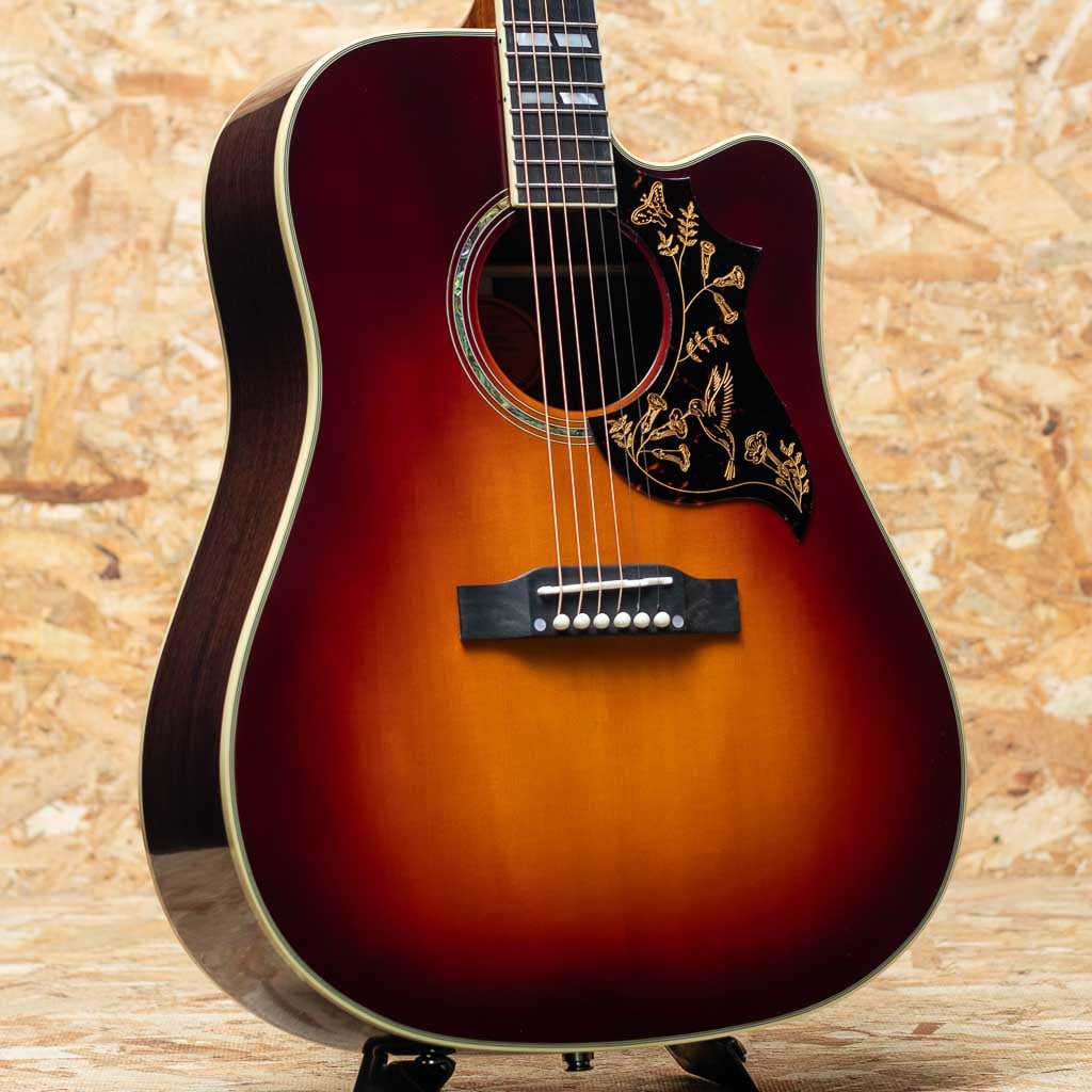 Inspired by Gibson Custom Hummingbird Deluxe EC Autumn Burst
