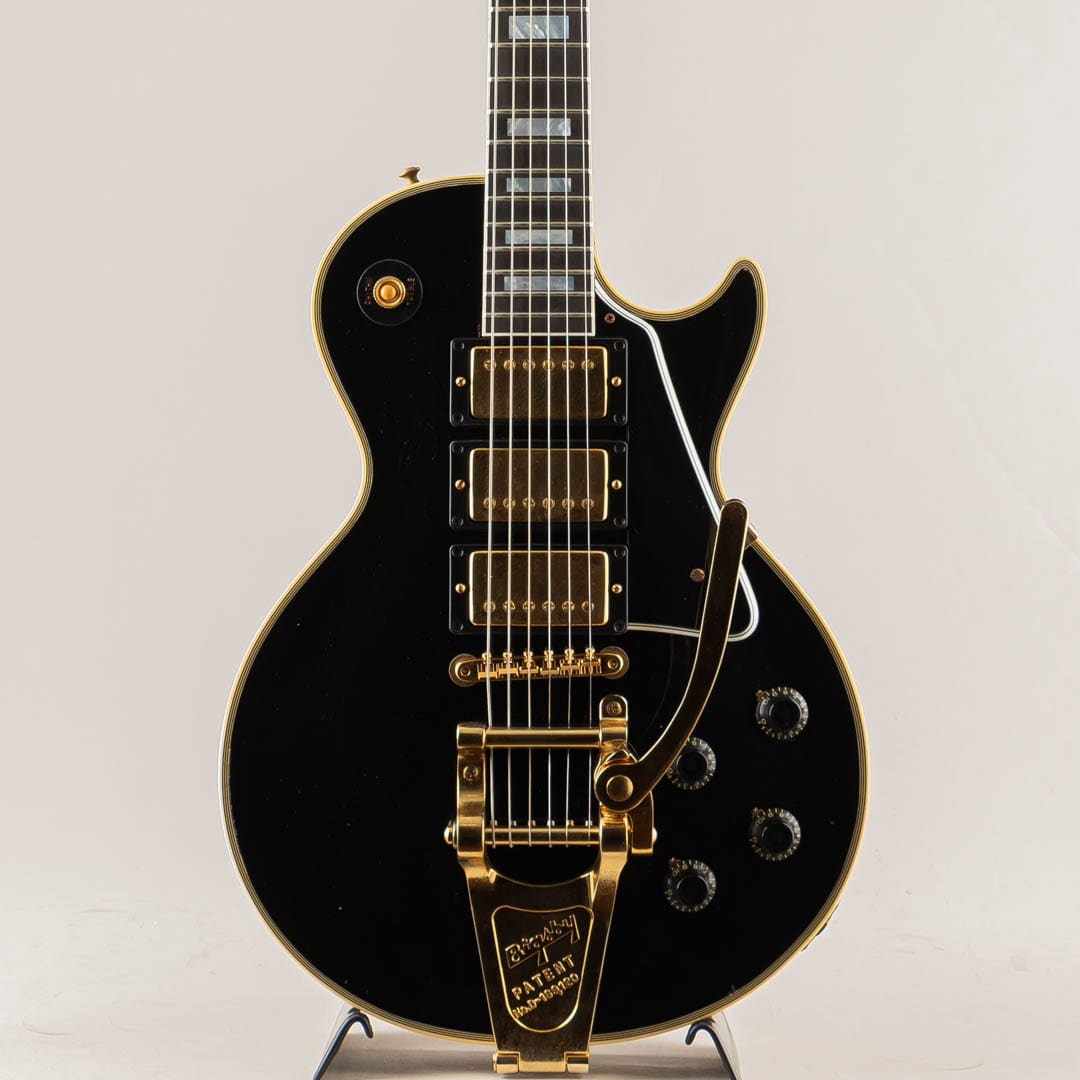Murphy Lab 1957 Les Paul Custom 3-Pickup With Bigsby Vibrato Ebony Light Aged【S/N:75650】