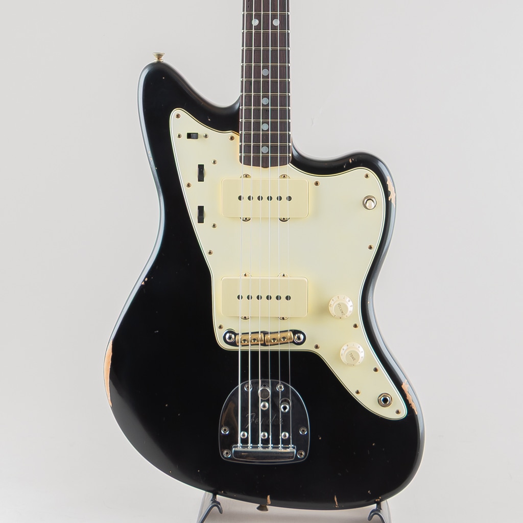 MBS W25 1965 Jazzmaster Relic Matching Head/Black by David Brown