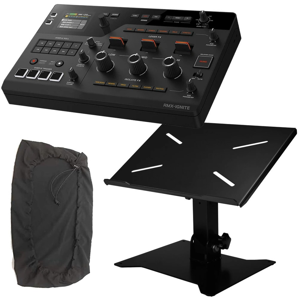 AlphaTheta エフェクター RMX-IGNITE + Pioneer スタンド DJC-STS1 + ダストカバー セット