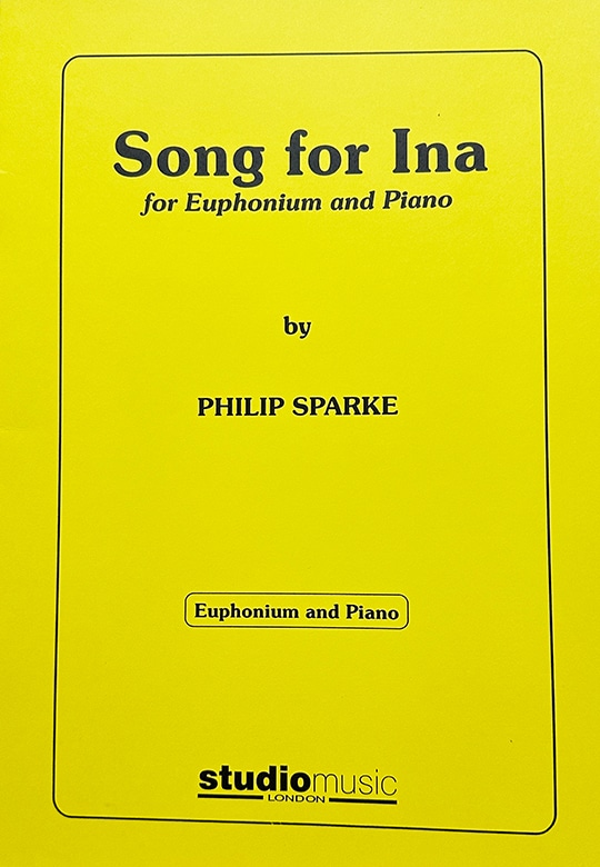 フィリップ・スパーク(Philip Sparke) アイナのための歌 ユーフォニアム洋書