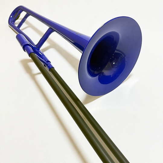pBone(ピーボーン) プラスチック製トロンボーン (ブルー) ブルー Low Brass Center