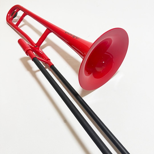 pBone(ピーボーン) プラスチック製トロンボーン (レッド) レッド Low Brass Center