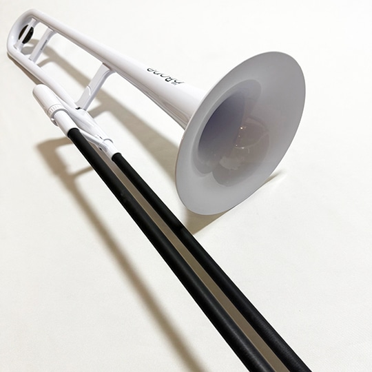 pBone(ピーボーン) プラスチック製トロンボーン (ホワイト) ホワイト Low Brass Center