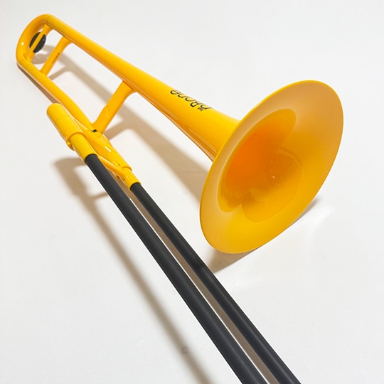 pBone(ピーボーン) プラスチック製トロンボーン (イエロー) イエロー Low Brass Center