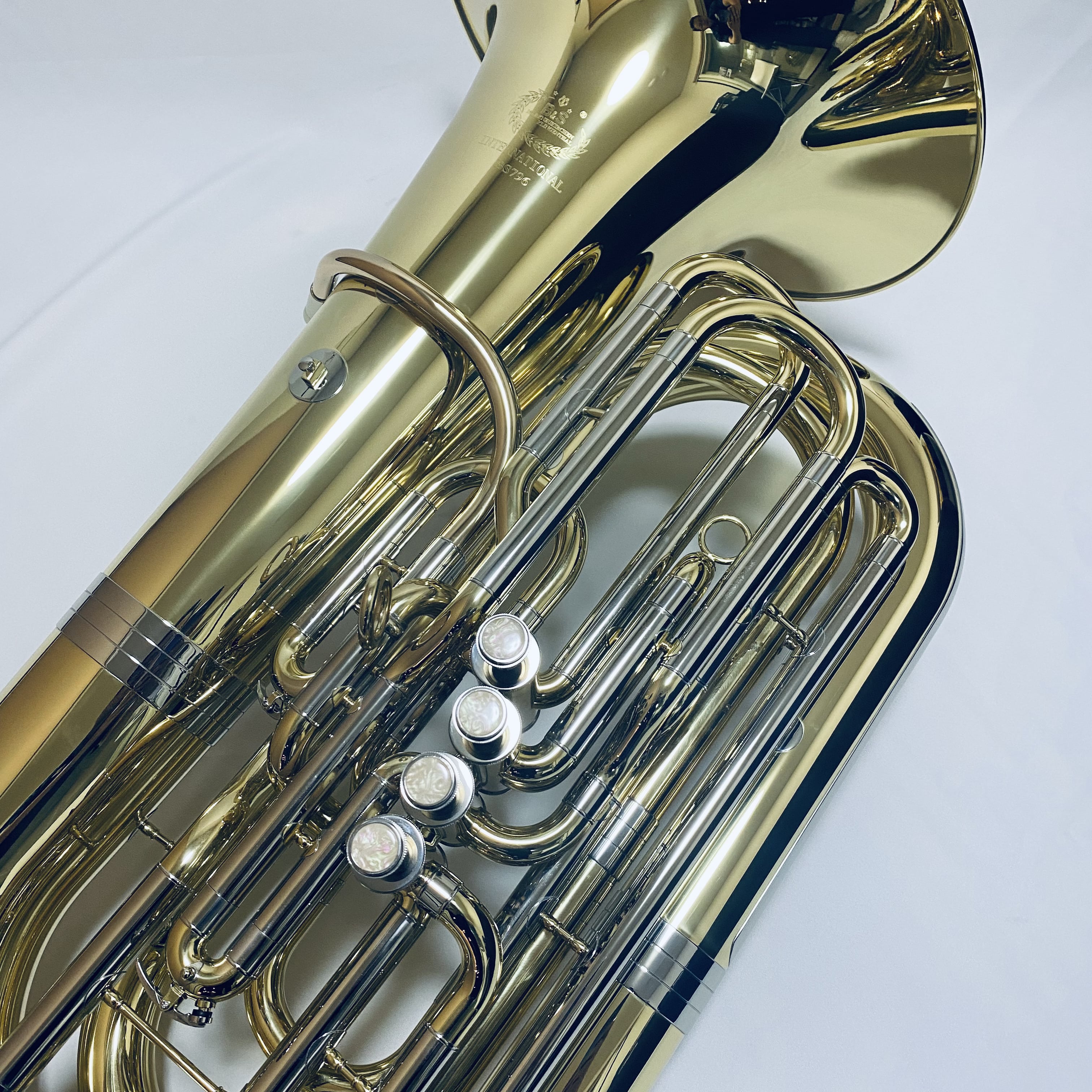 【川浪浩一氏選定品】ビー・アンド・エス B♭管テューバ 796-1"INTERNATIONAL" B&S B♭TUBA