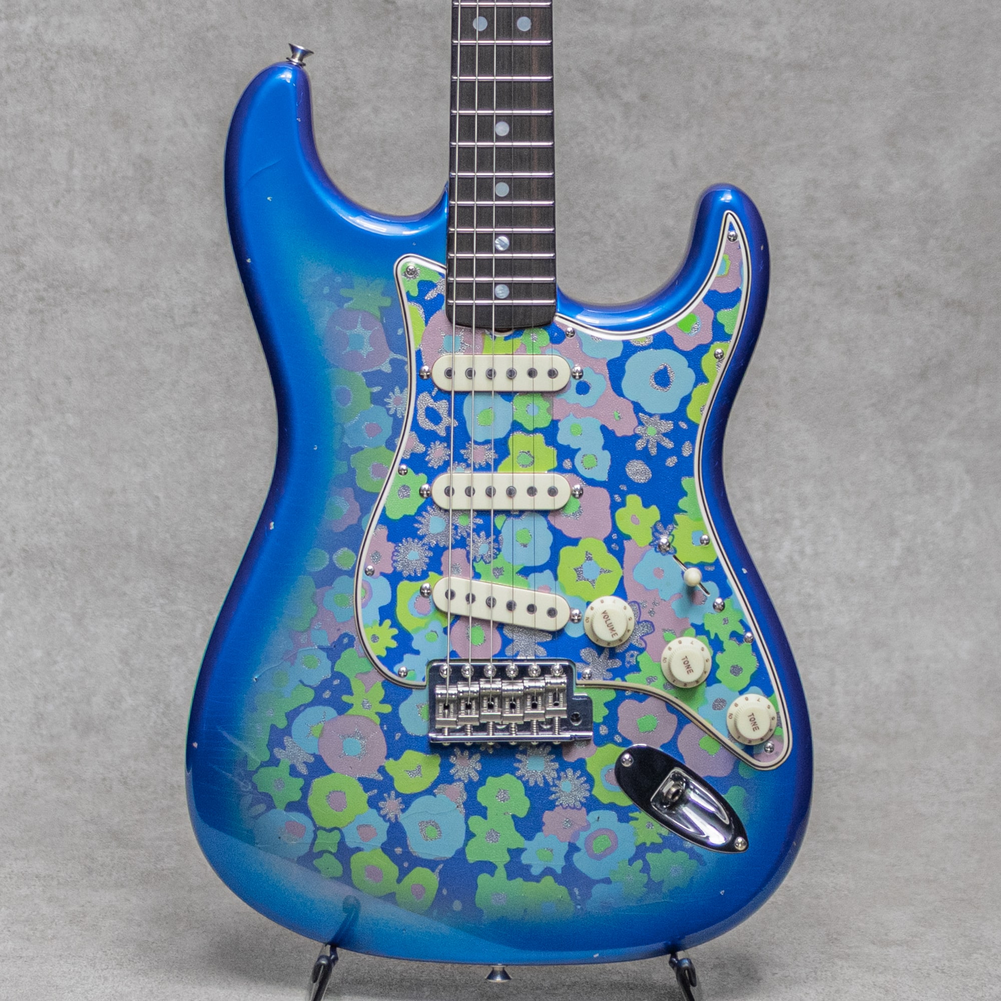 2024 LTD 1968 Blue Flower Stratocaster Journeyman Relic CC Hardware / 2024