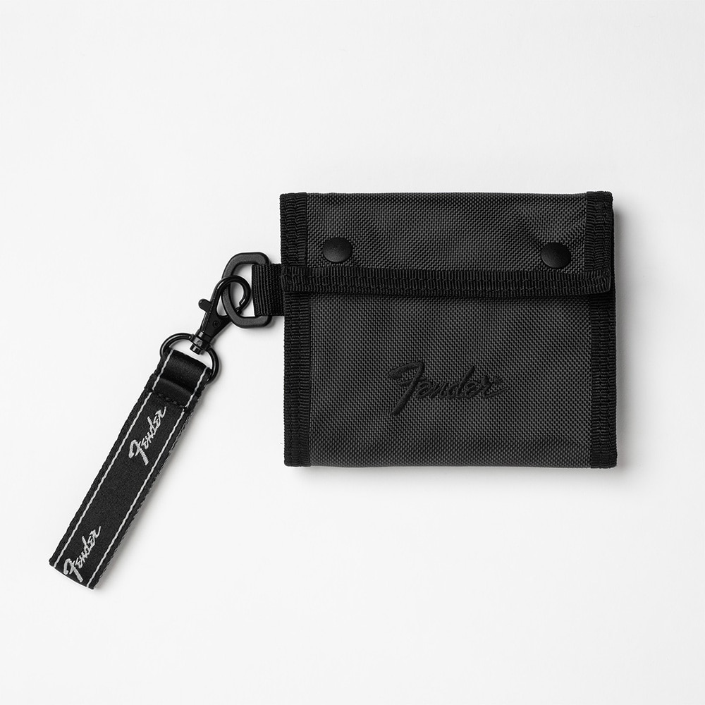 Fender フェンダー 950-6070 (グレー) 三つ折り財布 ナイロン