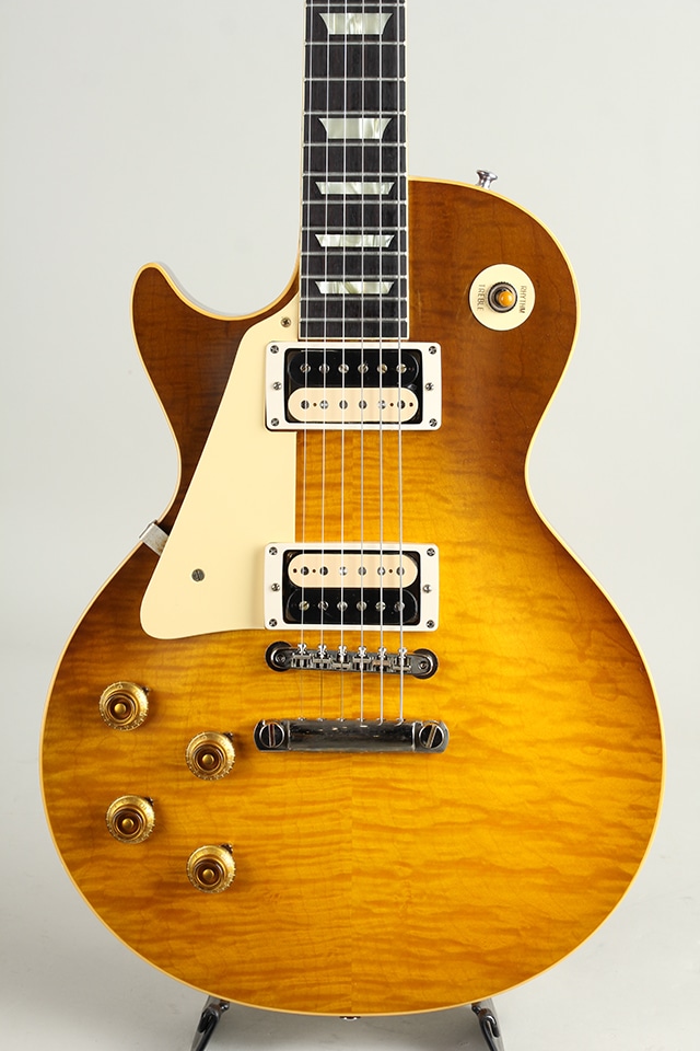 1959 Les Paul Standard Reissue Left Hand VOS Hand Select Top Green Lemon Fade #953493