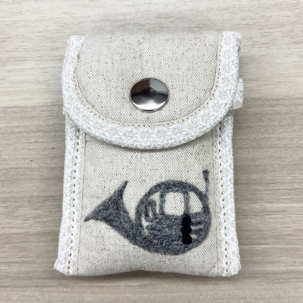 マウスピースポーチ フレンチホルン用 ベージュ