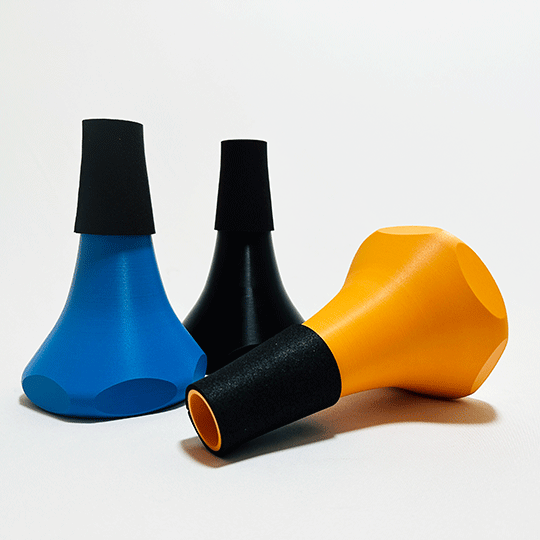 グランツ トロンボーン用 プラクティスミュート Glanz Trombone Mute ブルー