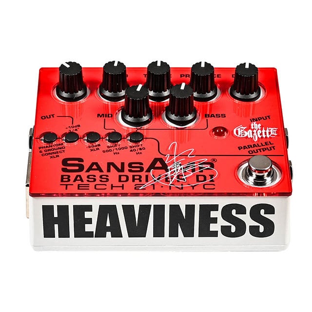 TECH 21× REITA(the GazettE) SANSAMP BASS DRIVER DI-HEAVINESS