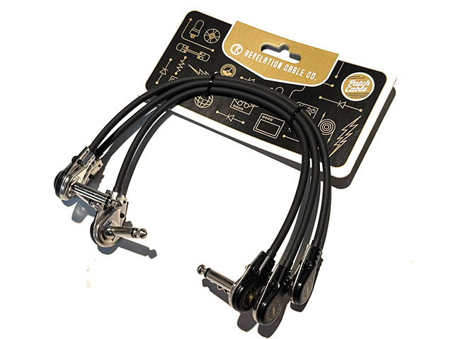 Revelation Patch Cable MKII 12" ( 約30cm ) 3本SET【Black/Black/Black】