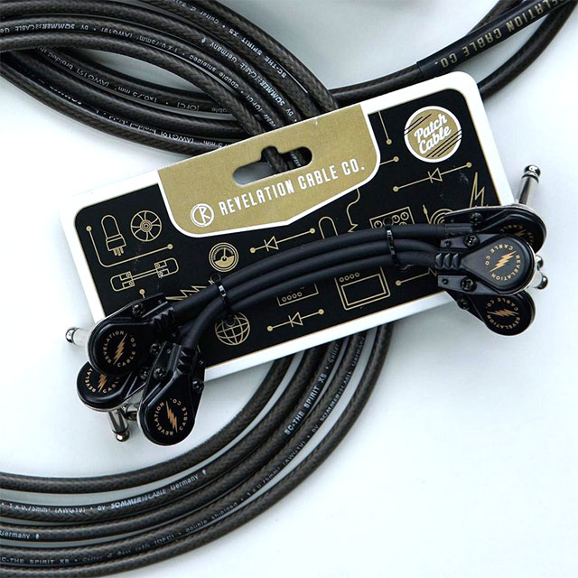 Revelation Patch Cable MKII 6" ( 約15cm ) 3本SET【Black/Black/Black】