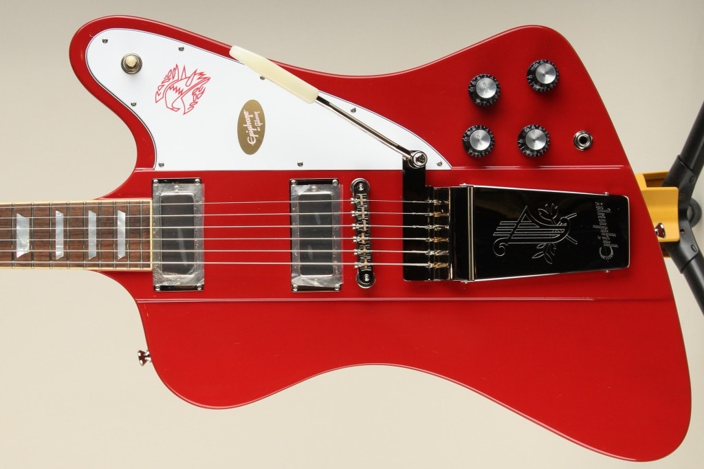 Inspired by Gibson Custom 1963 Firebird V Maestro Vibrola Ember Red【S/N 24081522802】