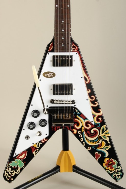 Jimi Hendrix Love Drops Flying V Left-Hand【S/N 24101531412】