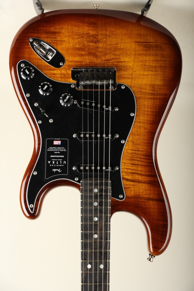 Limited Edition American Ultra Stratocaster Ebony Tiger Eye【S/N US23032637】