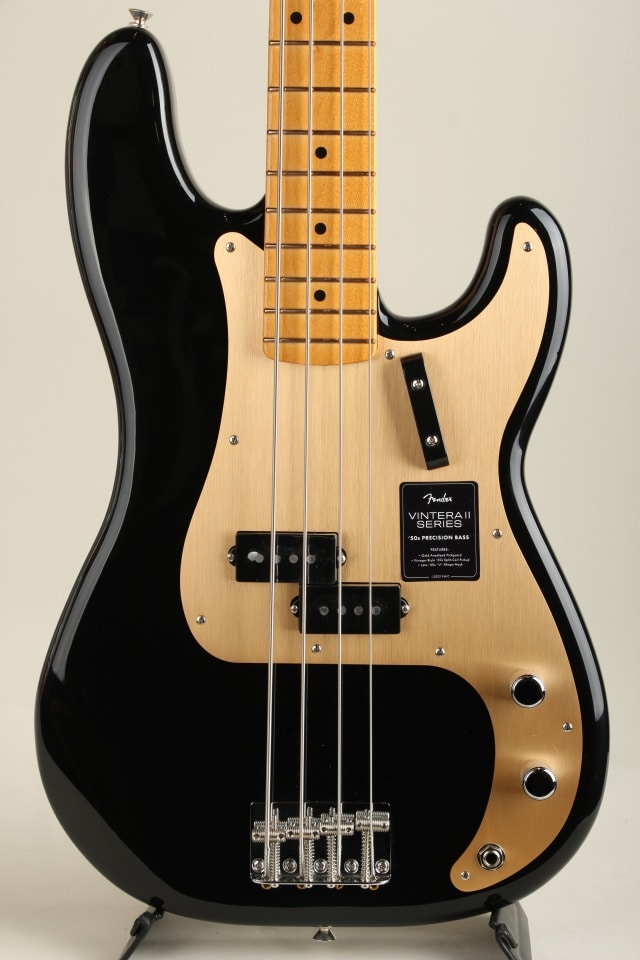 Vintera II '50s Precision Bass Maple Fingerboard Black 【S/N MX23163775】