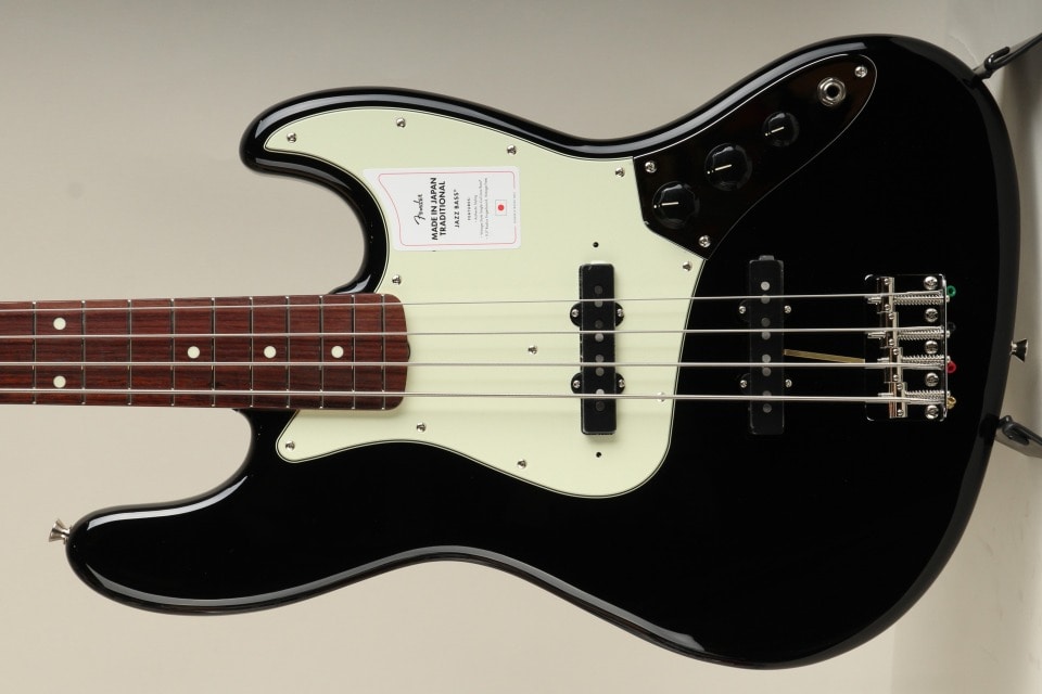 Made in Japan Traditional 60s Jazz Bass RW Black【S/N JD24022460】