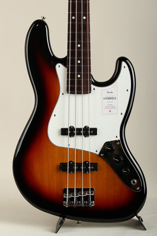 Made in Japan Hybrid II Jazz Bass RW 3-Color Sunburst